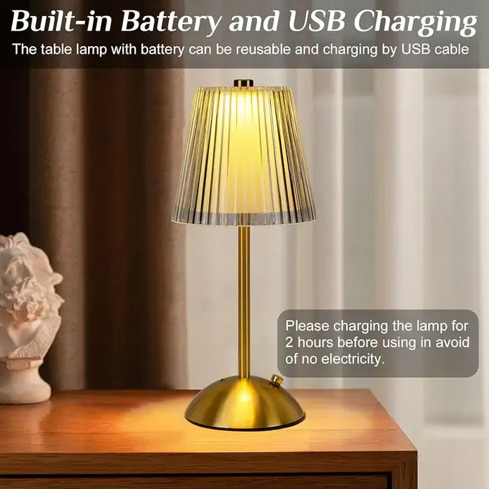 Portable LED Cordless Table Lamp With Touch Sensor
