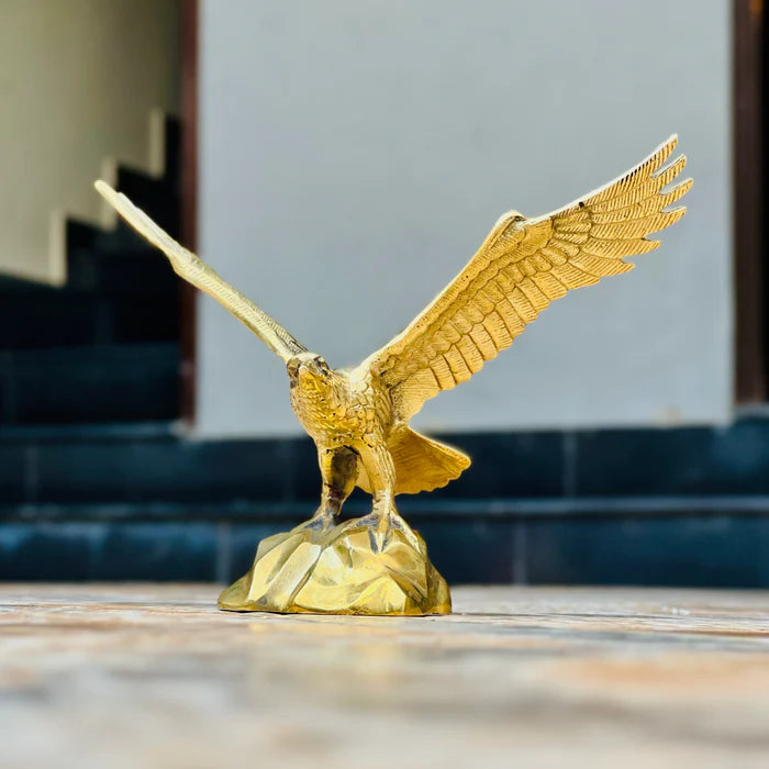 Realistic Golden Brass Eagle