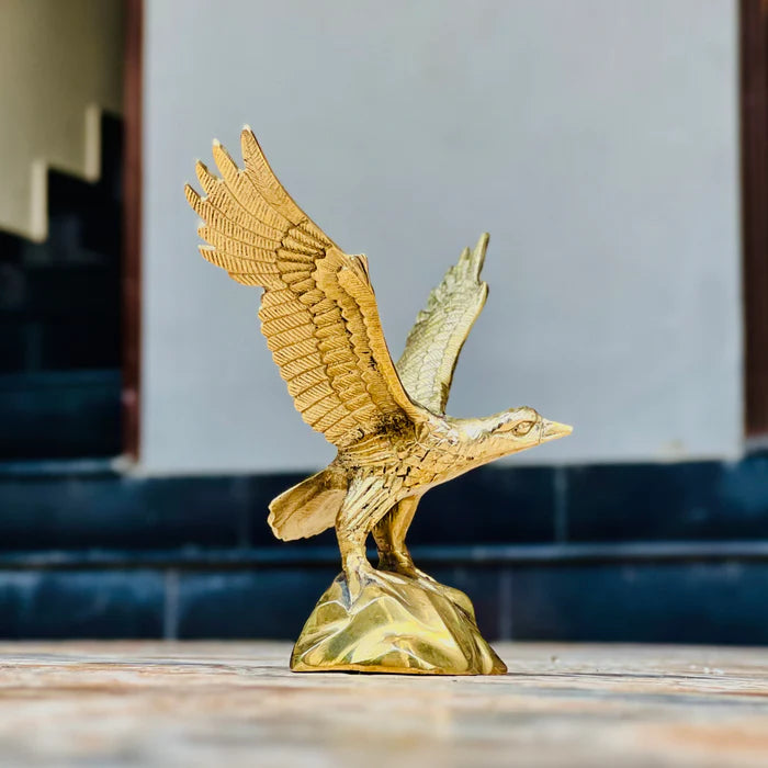 Realistic Golden Brass Eagle