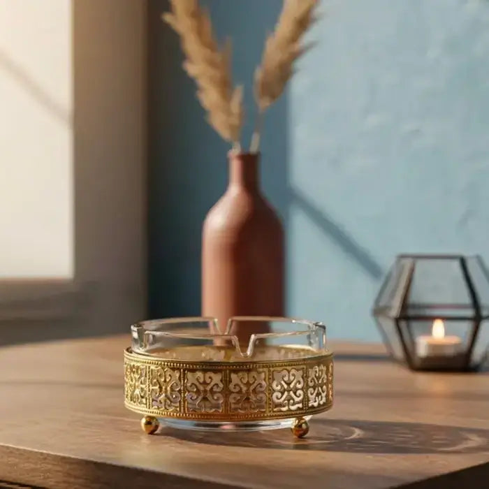Regal Aura Glass Ashtray