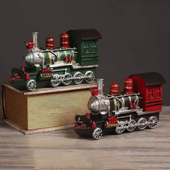 Secret Retro Train Money Bank