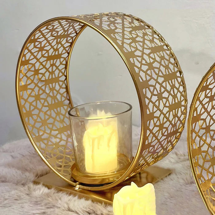 Round Arabic Candle Sconce