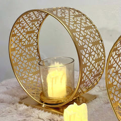 Round Arabic Candle Sconce