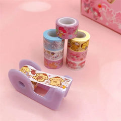 8 in 1 Mini Washi Tape Set with Free Dispenser