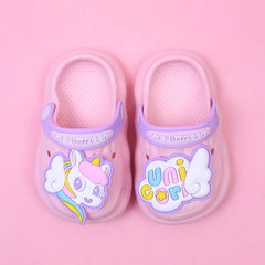 Cute Unicorn Light Pink Clogs