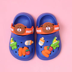 Cute Bear Blue Clogs