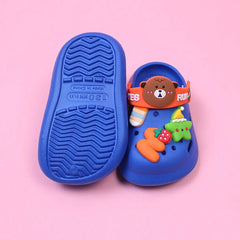 Cute Bear Blue Clogs