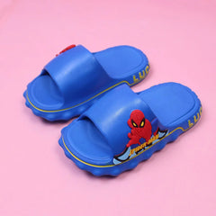 Spider Man Dashing Blue Flat Slides