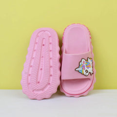 Dashing Pink Unicorn Flat Slides