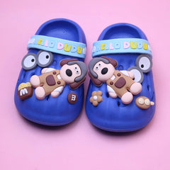 Dashing Blue Hello Dudu Kids Clogs