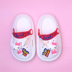 Cute White Baby Toy Story Kids Clogs