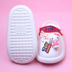 Cute White Baby Toy Story Kids Clogs