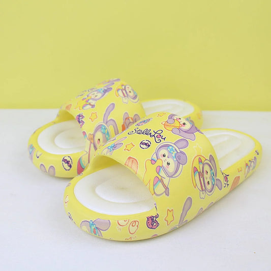 Attractive Yellow Themed Flat Slides