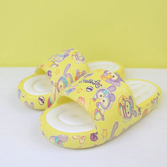 Attractive Yellow Themed Flat Slides