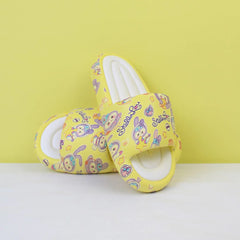 Attractive Yellow Themed Flat Slides