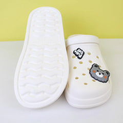 Attractive White Themed Clogs