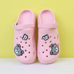 Attractive Pink Themed Clogs