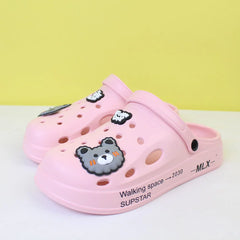 Attractive Pink Themed Clogs