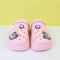 Attractive Pink Themed Clogs