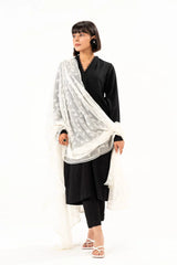 1 Pc Embroidered Chiffon Dupatta