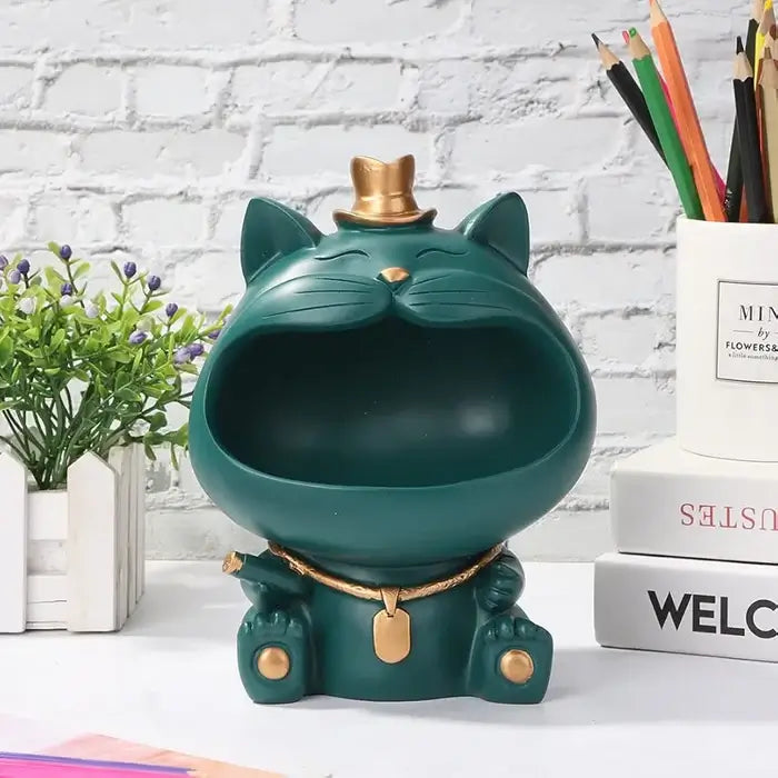 Screaming Cats Storage Sculpture