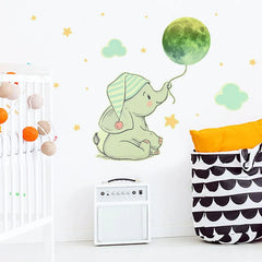 Glow in the Dark - Elephant Moon Stickers