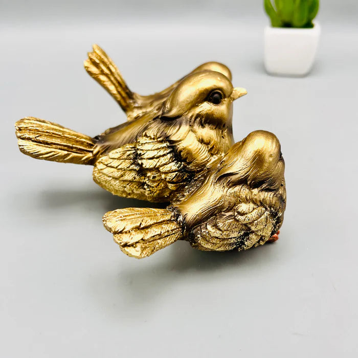 Sparrow Decor Sculptures (Set Of 3)