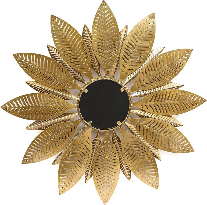 Golden Sunburst Wall Hanging Mirrors