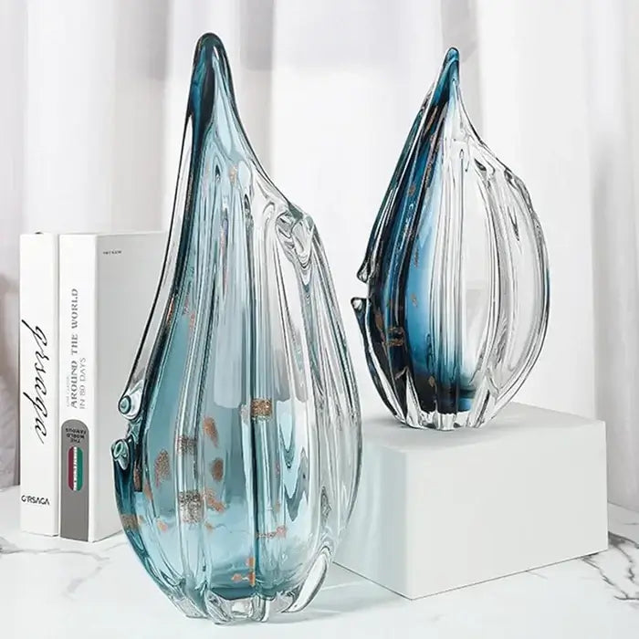 Correa Transparent Glass Vase