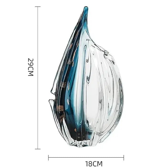 Correa Transparent Glass Vase