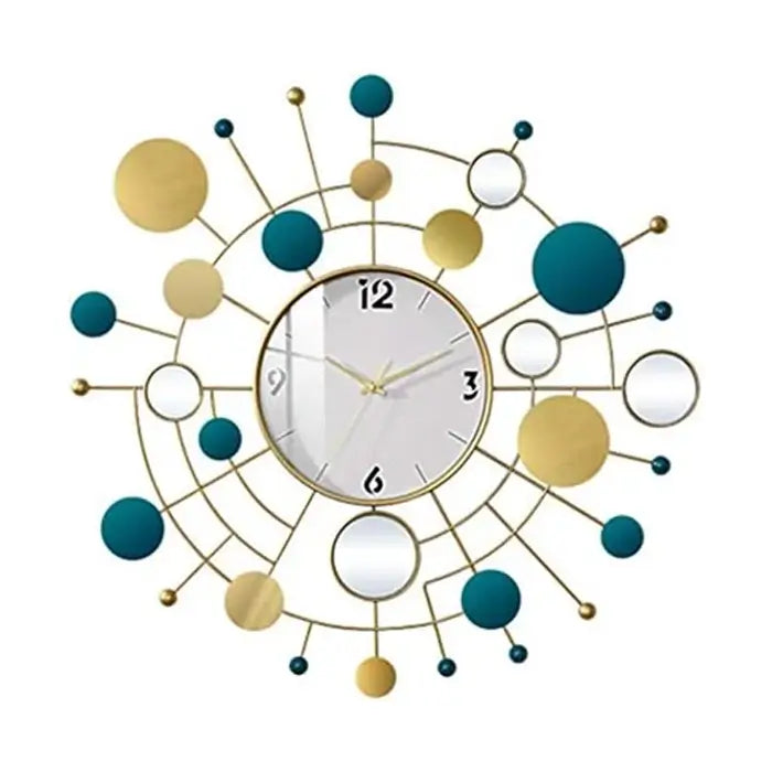 Decoration Metal Wall Clock With Mirror Glass