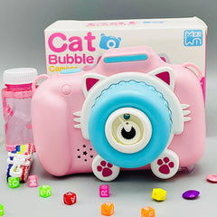 Cat Cartoon Bubble Maker Camera