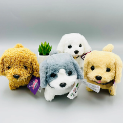 Cute Walking Plush Pet Dog with Sound