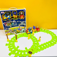 Colorful Cartoon Traffic Track Toy