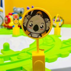 Colorful Cartoon Traffic Track Toy