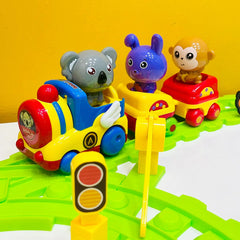 Colorful Cartoon Traffic Track Toy