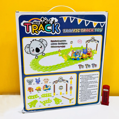 Colorful Cartoon Traffic Track Toy