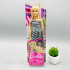 MATTEL Barbie Doll with Black & White Dress