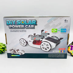 DIY Solar Power Car Model For Kids