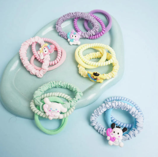 SANRIO CHARACTERS - HAIR TIE SET OF 3