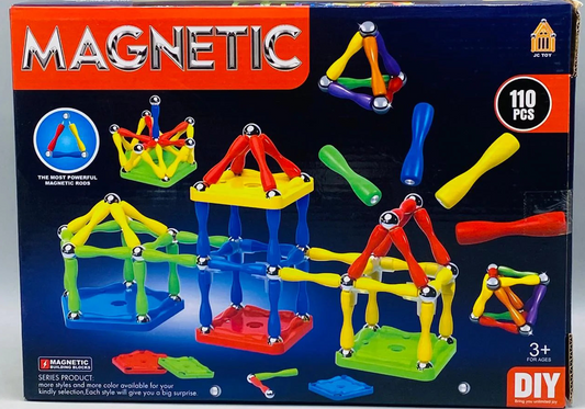 Magnetic Building Blocks 110Pcs