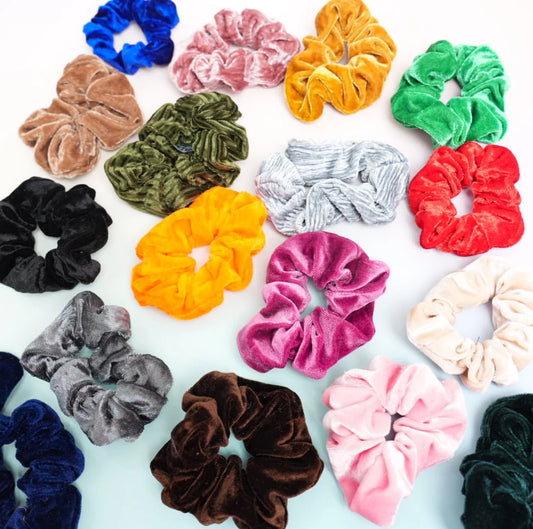 MIXED SILKY - HAIR SCRUNCHIE STYLE 4