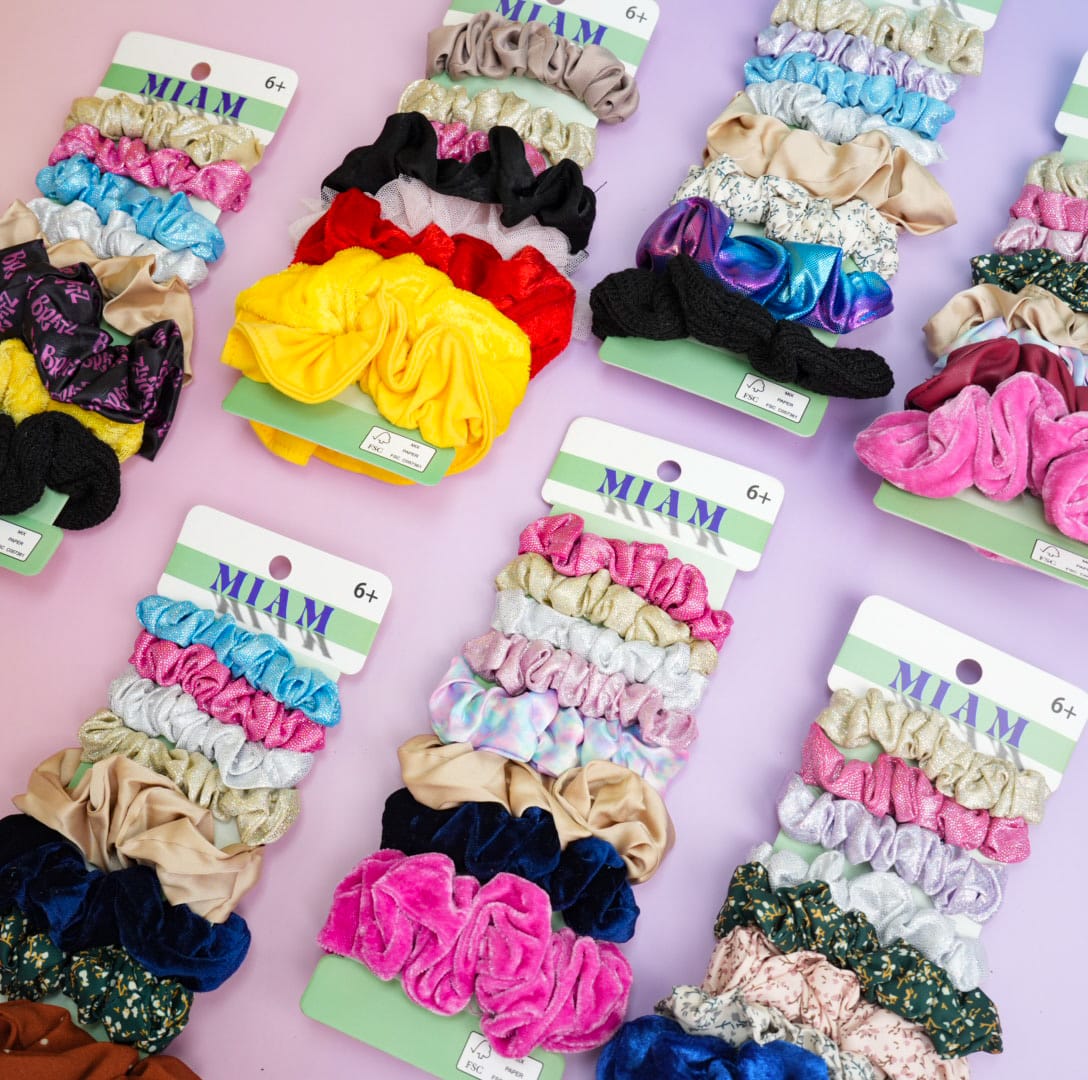 FANCY MIXED - HAIR SCRUNCHIE SET STYLE 5