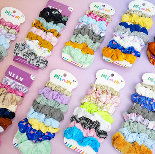 FANCY MIXED - HAIR SCRUNCHIE SET STYLE 1