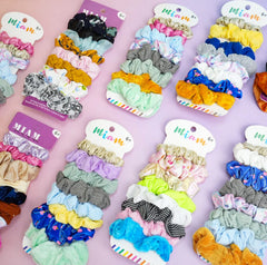 FANCY MIXED - HAIR SCRUNCHIE SET STYLE 1