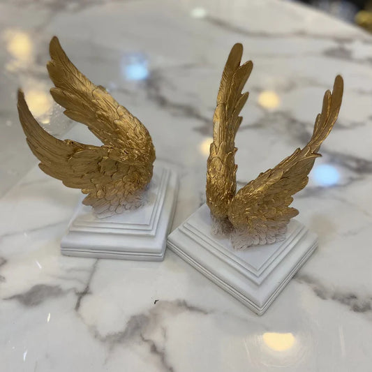 Golden Wings Bookends (1 Pair)