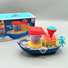 Gear Land Ship with Light and Sound