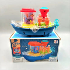 Gear Land Ship with Light and Sound