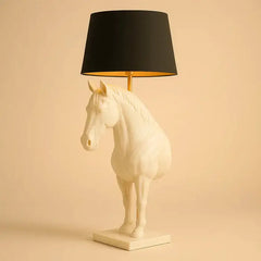 Resin Horse Statue Floor Lamp