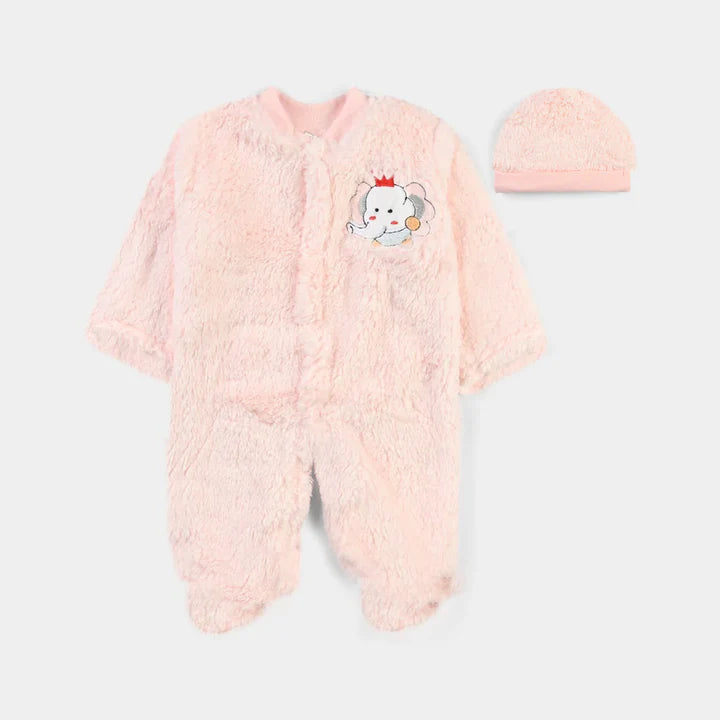 INFANT UNISEX ROMPER-BABY PINK